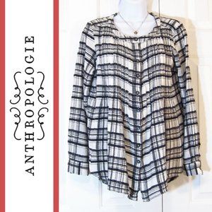 Anthropologie/By Anthropologie | Plaid Pattern Tunic Shirt